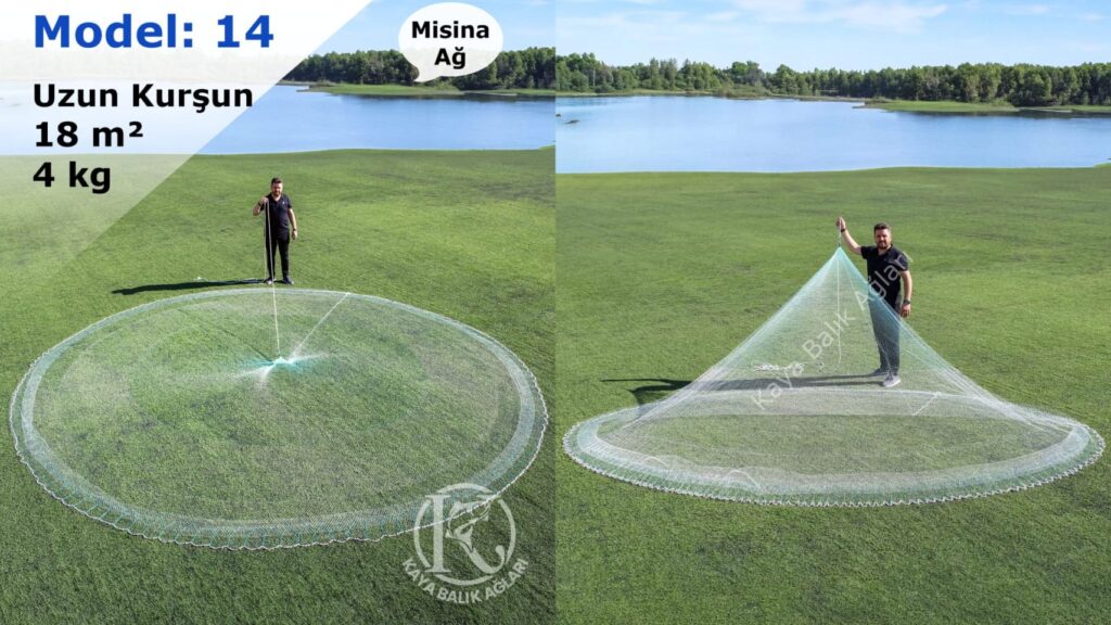 Komple Misina Serpme Ağ – 18 M² – 4 Kg