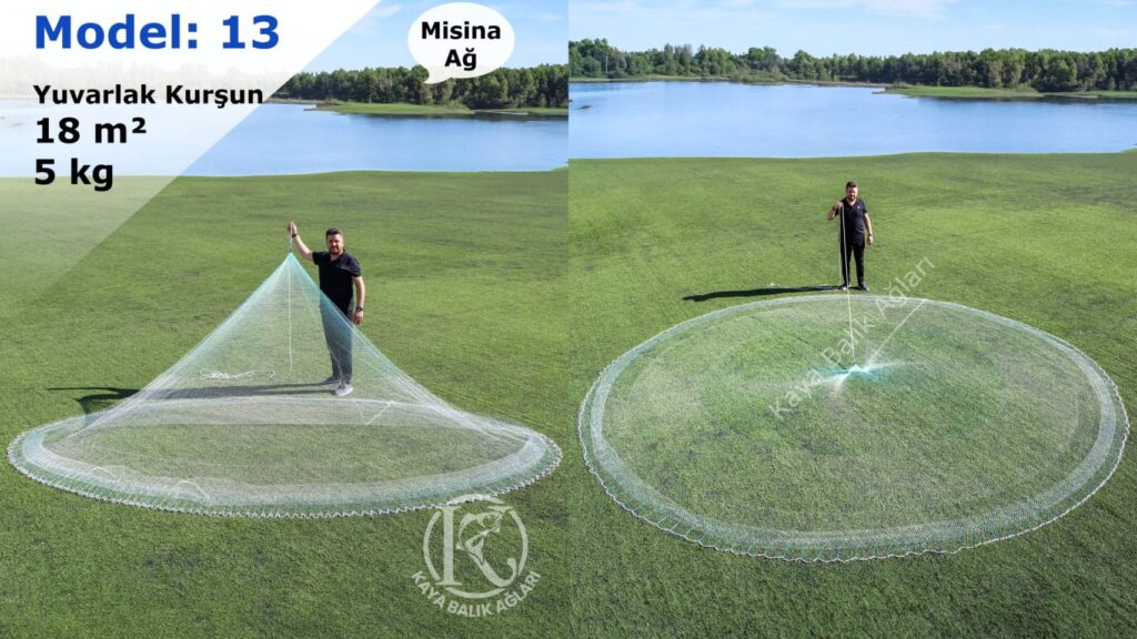 Komple Misina Serpme Ağ – 18 M² – 5 Kg